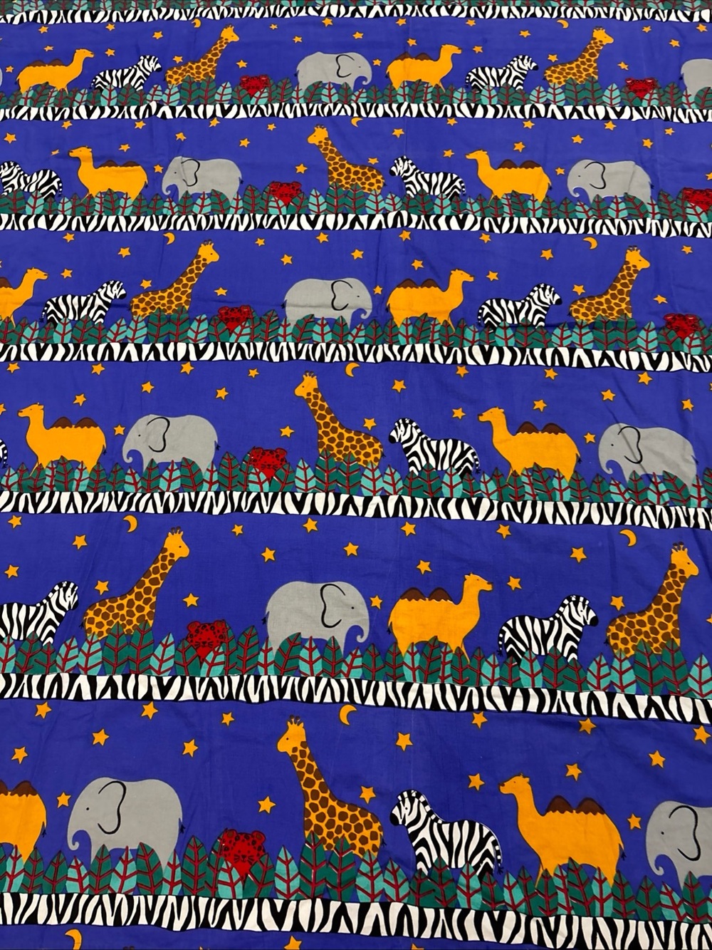Pier1 Safari  Cotton Animal zebra camel giraffe shower curtain